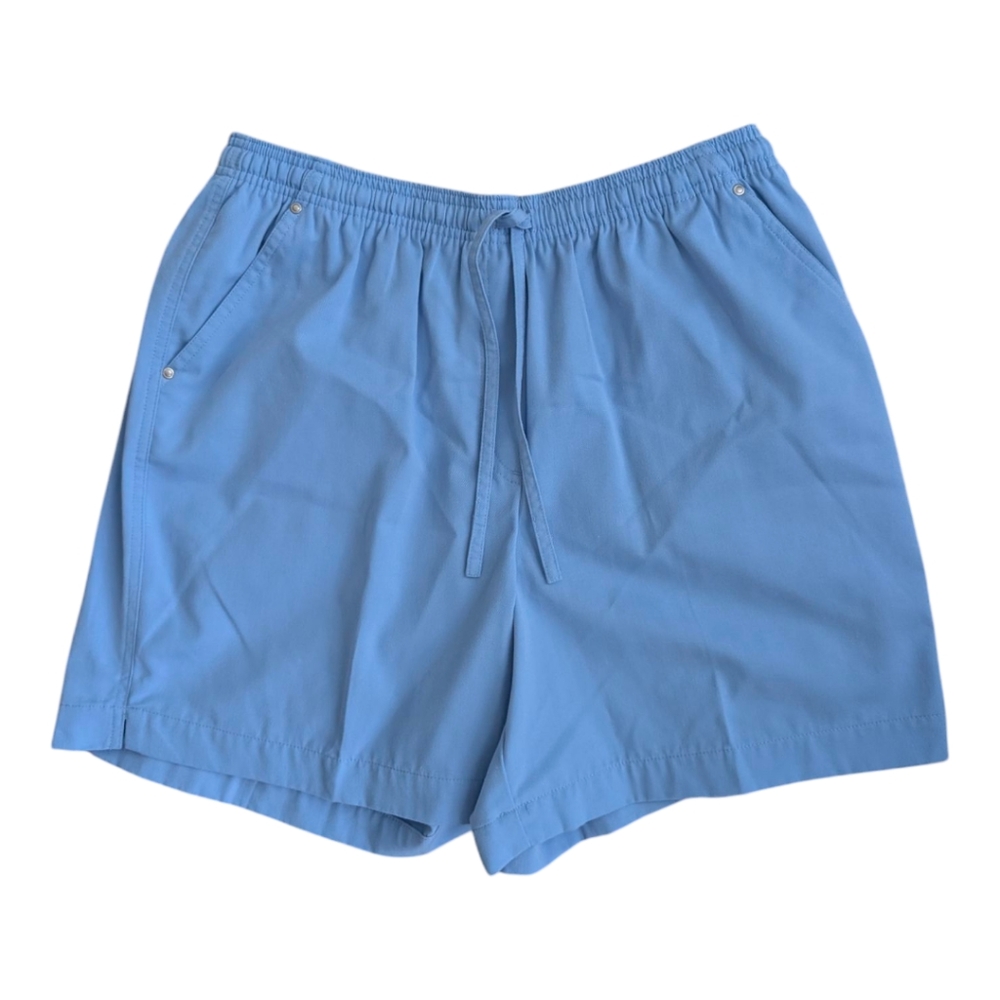Studio Works Blue Pull On Shorts Size 14 Petite